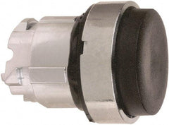 Schneider Electric - 22mm Mount Hole, Extended Straight, Pushbutton Switch Only - Round, Black Pushbutton, Nonilluminated, Momentary (MO) - Americas Tooling