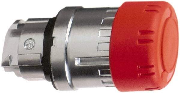 Schneider Electric - 22mm Mount Hole, Extended Mushroom Head, Pushbutton Switch Only - Round, Red Pushbutton, Maintained (MA), Momentary (MO) - Americas Tooling