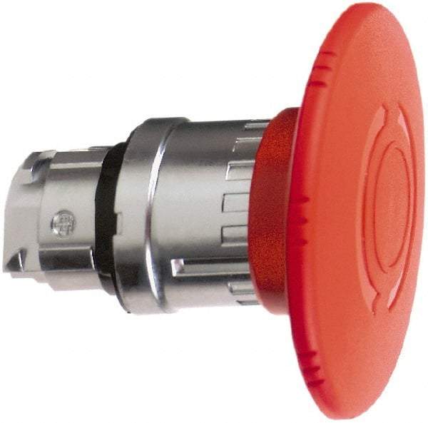 Schneider Electric - 22mm Mount Hole, Extended Mushroom Head, Pushbutton Switch Only - Round, Red Pushbutton, Maintained (MA), Momentary (MO) - Americas Tooling