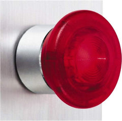 Schneider Electric - 22mm Mount Hole, Extended Mushroom Head, Pushbutton Switch Only - Round, Red Pushbutton, Illuminated, Maintained (MA) - Americas Tooling