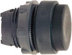 Schneider Electric - 22mm Mount Hole, Extended Straight, Pushbutton Switch Only - Round, Black Pushbutton, Nonilluminated, Momentary (MO) - Americas Tooling