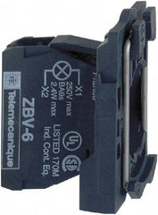 Schneider Electric - 230-240 V Red Lens LED Indicating Light - Screw Clamp Connector, Vibration Resistant - Americas Tooling