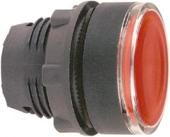 Schneider Electric - 22mm Mount Hole, Flush, Pushbutton Switch Only - Round, Red Pushbutton, Illuminated, Momentary (MO) - Americas Tooling