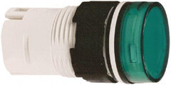 Schneider Electric - Green Lens LED Pilot Light - Round Lens, Shock Resistant, Vibration Resistant - Americas Tooling