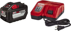 Milwaukee Tool - 18 Volt Lithium-Ion Power Tool Battery - 12 Ahr Capacity, 2 hr Charge Time, Series M18 RED - Americas Tooling