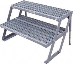 Cotterman - 23" 2 Step Platform - Work Platform, 800 Lb Capacity, 26" Base Width x 21" Base Depth - Americas Tooling