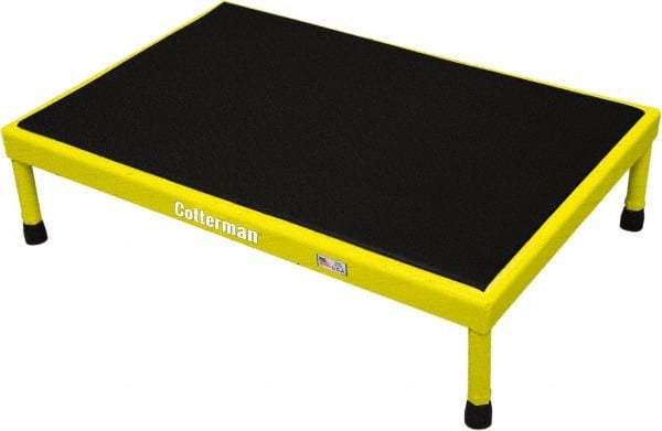 Cotterman - 10" 1 Step Platform - Work Platform, 800 Lb Capacity, 25" Base Width x 49" Base Depth - Americas Tooling