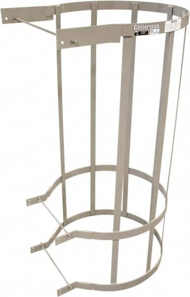 Cotterman - Ladder Modular Bolt-On Cage - Gray, Use with Uncaged Fixed Ladder - Americas Tooling