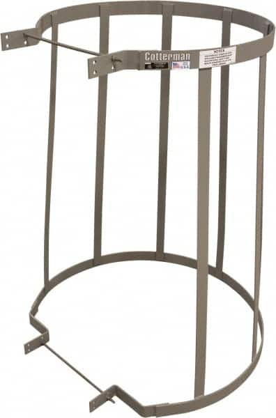 Cotterman - Ladder Modular Bolt-On Cage - Gray, Use with Uncaged Fixed Ladder - Americas Tooling