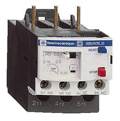 Schneider Electric - 0.25 to 0.4 Amp, 690 VAC, Thermal IEC Overload Relay - Trip Class 10A, For Use with LC1D09 and LC1D38 - Americas Tooling