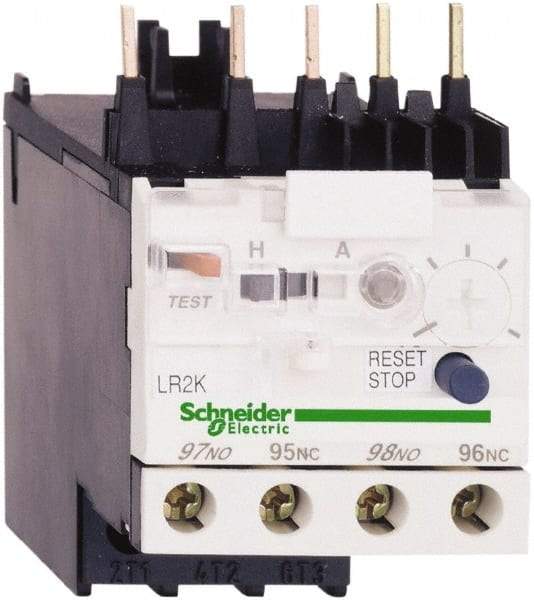 Schneider Electric - 0.16 to 0.23 Amp, 250 VDC, 690 Volt and 690 VAC, Thermal IEC Overload Relay - Trip Class 10A, For Use with LC1K, LC7K, LP1K and LP4K - Americas Tooling