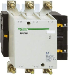 Schneider Electric - 3 Pole, 225 Amp at 440 VAC and 315 Amp at 440 VAC, Nonreversible IEC Contactor - Bureau Veritas, CCC, CSA, DNV, EN/IEC 60947-1, EN/IEC 60947-4-1, GL, JEM 1038, LROS, RINA, RMRoS, RoHS Compliant, UL Listed - Americas Tooling