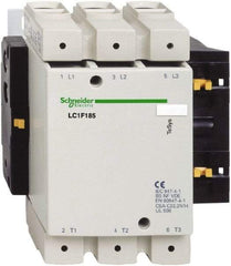 Schneider Electric - 3 Pole, 127 Coil VAC at 50-400 Hz and 127 Coil VDC, 170 Amp at 440 VAC, 185 Amp at 440 VAC and 275 Amp at 440 VAC, Nonreversible IEC Contactor - Americas Tooling