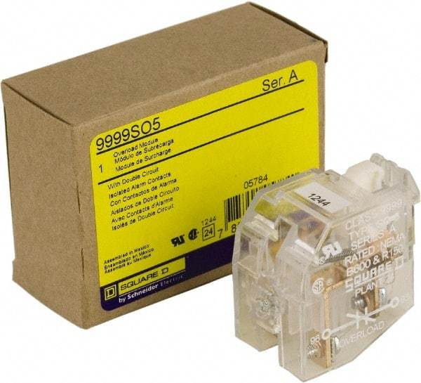 Square D - Contactor Auxiliary Contact - For Use with Overload Relay - Americas Tooling