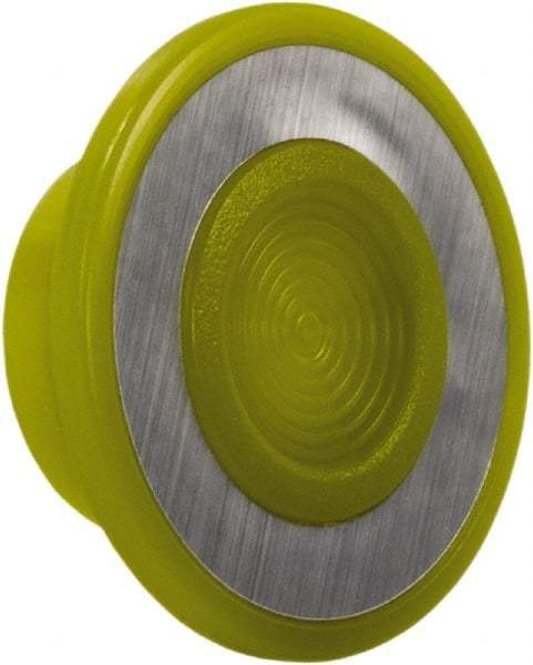 Schneider Electric - Extended Mushroom Head Pushbutton Switch Cap - Yellow, Illuminated - Americas Tooling