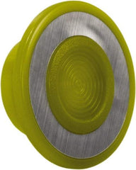 Schneider Electric - Extended Mushroom Head Pushbutton Switch Cap - Yellow, Illuminated - Americas Tooling