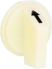 Schneider Electric - 30mm, White, Selector Switch Operating Knob - For Use with Selector Switch - Americas Tooling