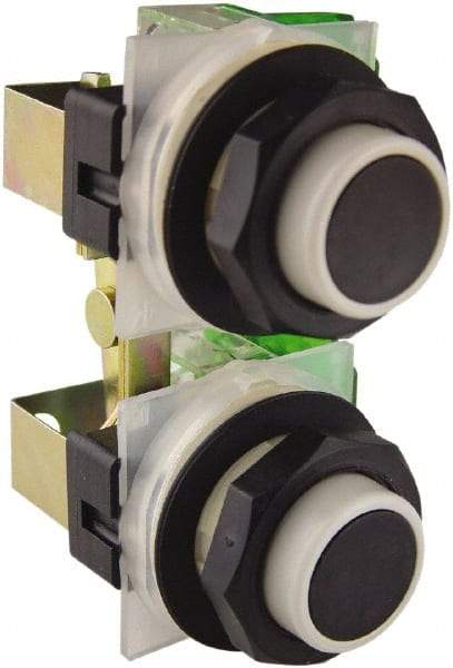 Schneider Electric - 30mm Mount Hole, Extended Straight, Pushbutton Switch - Momentary (MO) - Americas Tooling