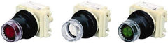 Square D - Flush Pushbutton Switch Operator - Round Button, Incandescent Lamp, Illuminated - Americas Tooling