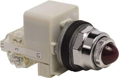 Schneider Electric - 120 VAC Red Lens Indicating Light - Screw Clamp Connector - Americas Tooling