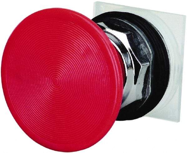 Schneider Electric - 30mm Mount Hole, Extended Straight, Pushbutton Switch Only - Red Pushbutton, Momentary (MO) - Americas Tooling