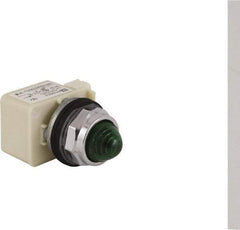 Schneider Electric - 24 V Green Lens LED Pilot Light - Round Lens, Screw Clamp Connector - Americas Tooling