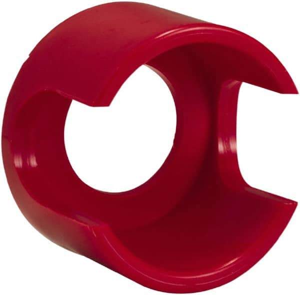 Schneider Electric - Extended Mushroom Head Pushbutton Switch Guard - Red, Round Button, Nonilluminated - Americas Tooling