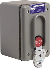 Schneider Electric - 1 Operator, Projecting Pushbutton Control Station - Stop (Legend), Momentary Switch, NC Contact, NEMA 4 - Americas Tooling