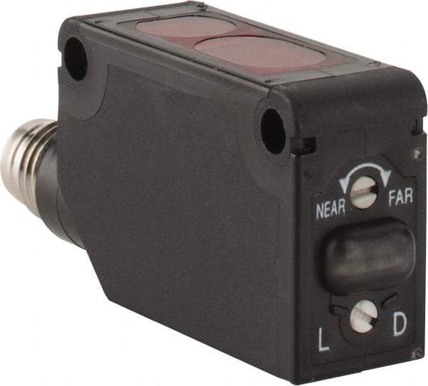 Telemecanique Sensors - M8 Connector, 1m Nominal Distance, Shock and Vibration Resistant, Diffused Photoelectric Sensor - 12 to 24 VDC, PBT, 11mm Long x 11mm Wide x 33mm High - Americas Tooling