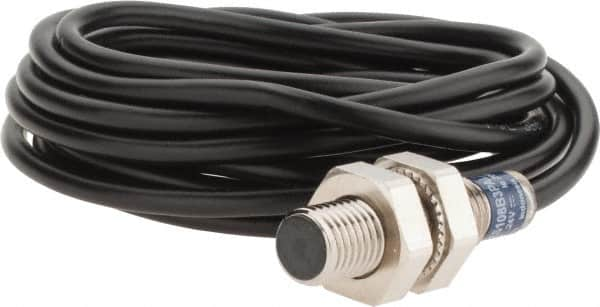 Telemecanique Sensors - PNP, 2.5mm Detection, Cylinder, Inductive Proximity Sensor - 3 Wires, IP65, IP67, 12 to 24 VDC, M8x1 Thread, 33mm Long - Americas Tooling