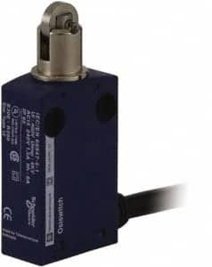 Telemecanique Sensors - DP, NC/NO, 240 VAC, Fixed Cable Terminal, Roller Plunger Actuator, General Purpose Limit Switch - IP65 IPR Rating - Americas Tooling