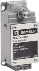 Square D - DPST, 2NC, 600 Volt Screw Terminal, Rotary Spring Return Actuator, General Purpose Limit Switch - 1, 2, 4, 12, 13 NEMA Rating, IP67 IPR Rating - Americas Tooling