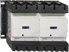 Schneider Electric - 3 Pole, 120 Coil VAC at 50/60 Hz, 115 Amp at 440 VAC, Reversible IEC Contactor - 3 Phase hp: 100 at 575/600 VAC, 30 at 200/208 VAC, 40 at 230/240 VAC, 75 at 460/480 VAC - Americas Tooling