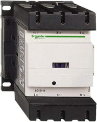 Schneider Electric - 3 Pole, 120 Coil VAC at 60 Hz, 115 Amp at 440 VAC, Nonreversible IEC Contactor - Bureau Veritas, CCC, CSA, CSA C22.2 No. 14, DNV, EN/IEC 60947-4-1, EN/IEC 60947-5-1, GL, GOST, LROS, RINA, RoHS Compliant, UL 508, UL Listed - Americas Tooling