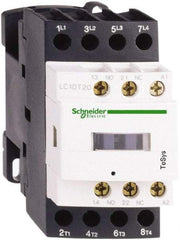 Schneider Electric - 4 Pole, 24 Coil VAC at 50/60 Hz, 32 Amp at 440 VAC, Nonreversible IEC Contactor - Bureau Veritas, CCC, CSA, CSA C22.2 No. 14, DNV, EN/IEC 60947-4-1, EN/IEC 60947-5-1, GL, GOST, LROS, RINA, UL 508, UL Listed - Americas Tooling