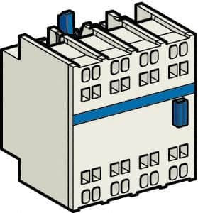 Schneider Electric - Contactor Auxiliary Contact Block - For Use with TeSys D - Americas Tooling