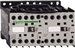 Schneider Electric - 3 Pole, 24 Coil VDC, 12 Amp at 440 VAC, 16 Amp at 690 VAC and 20 Amp at 440 VAC, Reversible IEC Contactor - BS 5424, CSA, IEC 60947, NF C 63-110, RoHS Compliant, UL Listed, VDE 0660 - Americas Tooling