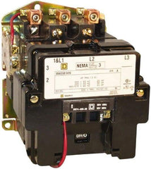 Square D - 5 Pole, 110 Coil VAC at 50 Hz and 120 Coil VAC at 60 Hz, 90 Amp NEMA Contactor - Open Enclosure, 50 Hz at 110 VAC and 60 Hz at 120 VAC - Americas Tooling