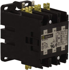 Square D - 3 Pole, 50 Amp Inductive Load, Definite Purpose Contactor - 65 Amp Resistive Rating - Americas Tooling