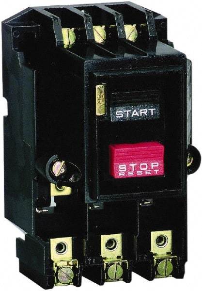 Square D - 2 Poles, M-0 NEMA, Open Pushbutton Manual Motor Starter - 1 hp at 115 VAC & 2 hp at 230 VAC, CSA & UL Listed - Americas Tooling