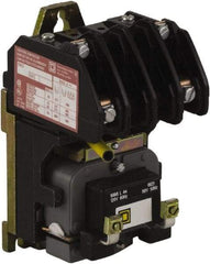 Square D - No Enclosure, 2 Pole, Electrically Held Lighting Contactor - 20 A (Tungsten), 30 A (Fluorescent), 277 VAC at 60 Hz, 2NO Contact Configuration - Americas Tooling