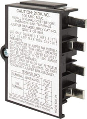 Square D - 100 Amp Circuit Breaker Jumper Bar Assembly - Use with QOU Circuit Breaker - Americas Tooling