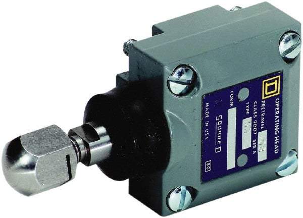 Square D - SPDT, NC/NO, 600 Volt Screw Terminal, Plunger Actuator, General Purpose Limit Switch - 1, 2, 4, 6, 12, 13, 6P NEMA Rating, IP67 IPR Rating - Americas Tooling