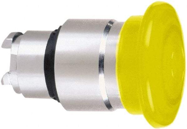 Schneider Electric - 22mm Mount Hole, Extended Mushroom Head, Pushbutton Switch Only - Round, Orange Pushbutton, Nonilluminated, Momentary (MO) - Americas Tooling