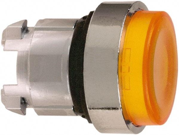 Schneider Electric - 22mm Mount Hole, Extended Straight, Pushbutton Switch Only - Round, Orange Pushbutton, Nonilluminated, Momentary (MO) - Americas Tooling