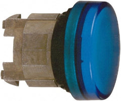 Schneider Electric - Blue Lens LED Pilot Light - Round Lens, Shock Resistant, Vibration Resistant, Water Resistant - Americas Tooling