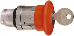 Schneider Electric - 22mm Mount Hole, Extended Mushroom Head, Pushbutton Switch Only - Round, Red Pushbutton, Maintained (MA), Momentary (MO) - Americas Tooling