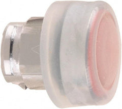 Schneider Electric - 22mm Mount Hole, Extended Straight, Pushbutton Switch Only - Round, Red Pushbutton, Nonilluminated, Momentary (MO) - Americas Tooling