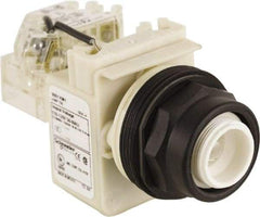 Schneider Electric - 110 VAC at 50/60 Hz via Transformer, 120 VAC at 50/60 Hz via Transformer Press-to-Test Indicating Light - Round Lens, Screw Clamp Connector, Corrosion Resistant, Dust Resistant, Oil Resistant - Americas Tooling