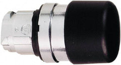 Schneider Electric - 22mm Mount Hole, Extended Mushroom Head, Pushbutton Switch Only - Round, Black Pushbutton, Nonilluminated, Momentary (MO) - Americas Tooling